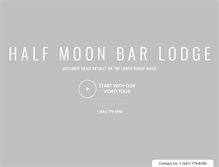 Tablet Screenshot of halfmoonbarlodge.net